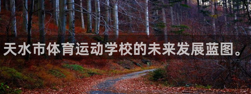 MK体育官方正版app开户:天水市体育运动学校的未来发展蓝图